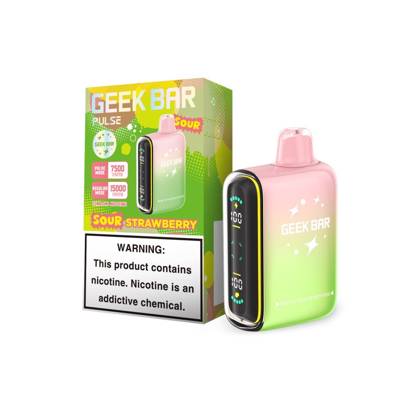 NEW Geek Bar Pulse Sour Edition 15,000 Puff Disposable