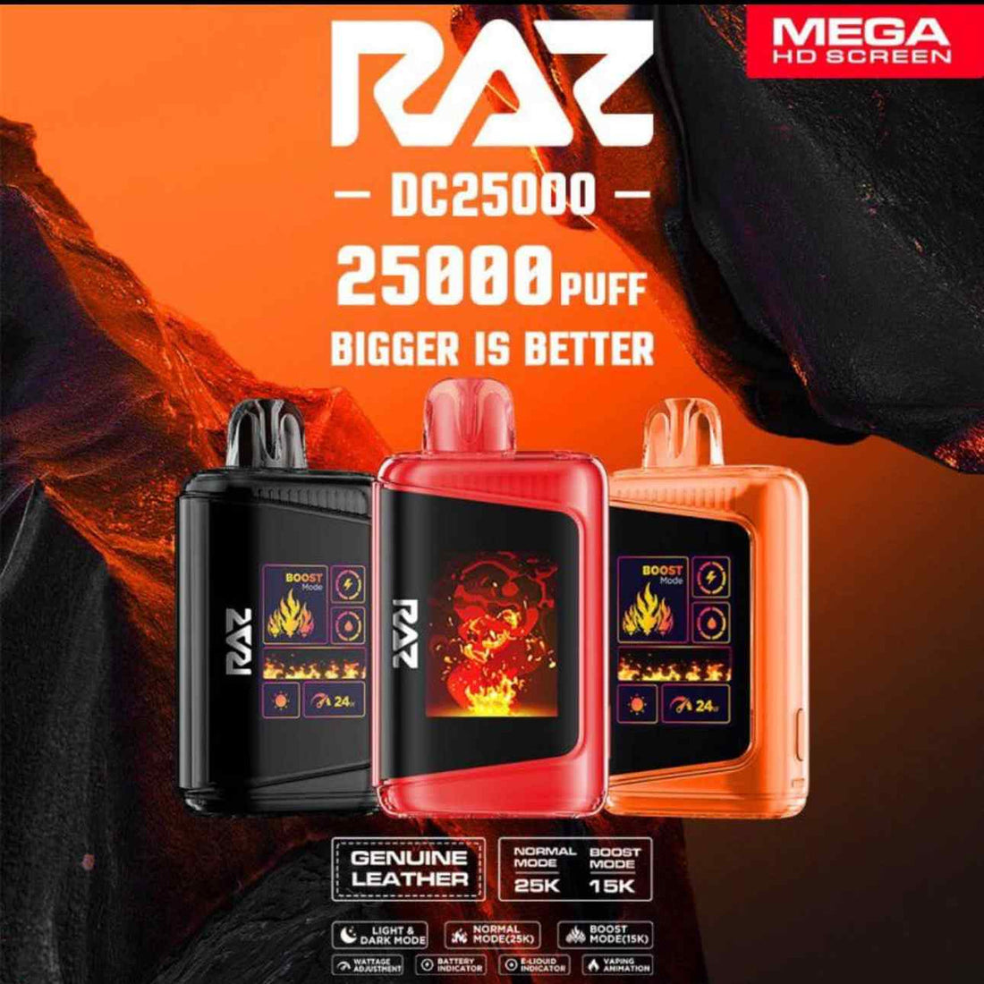 Raz DC 25,000 Puffs Disposable