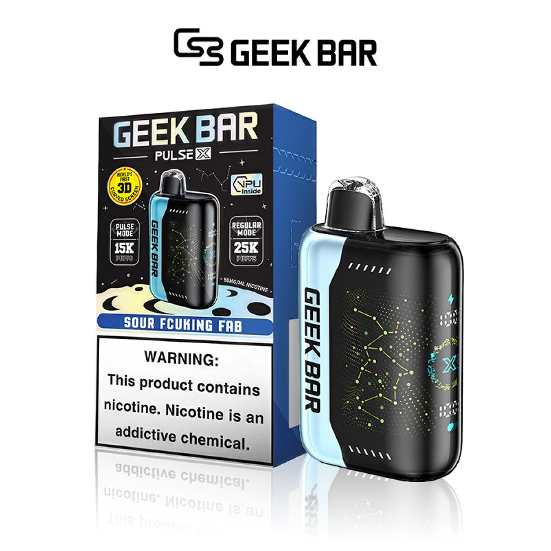 GEEK BAR PULSE X 25,000 PUFFS DISPOSABLE VAPE 5CT/DISPLAY