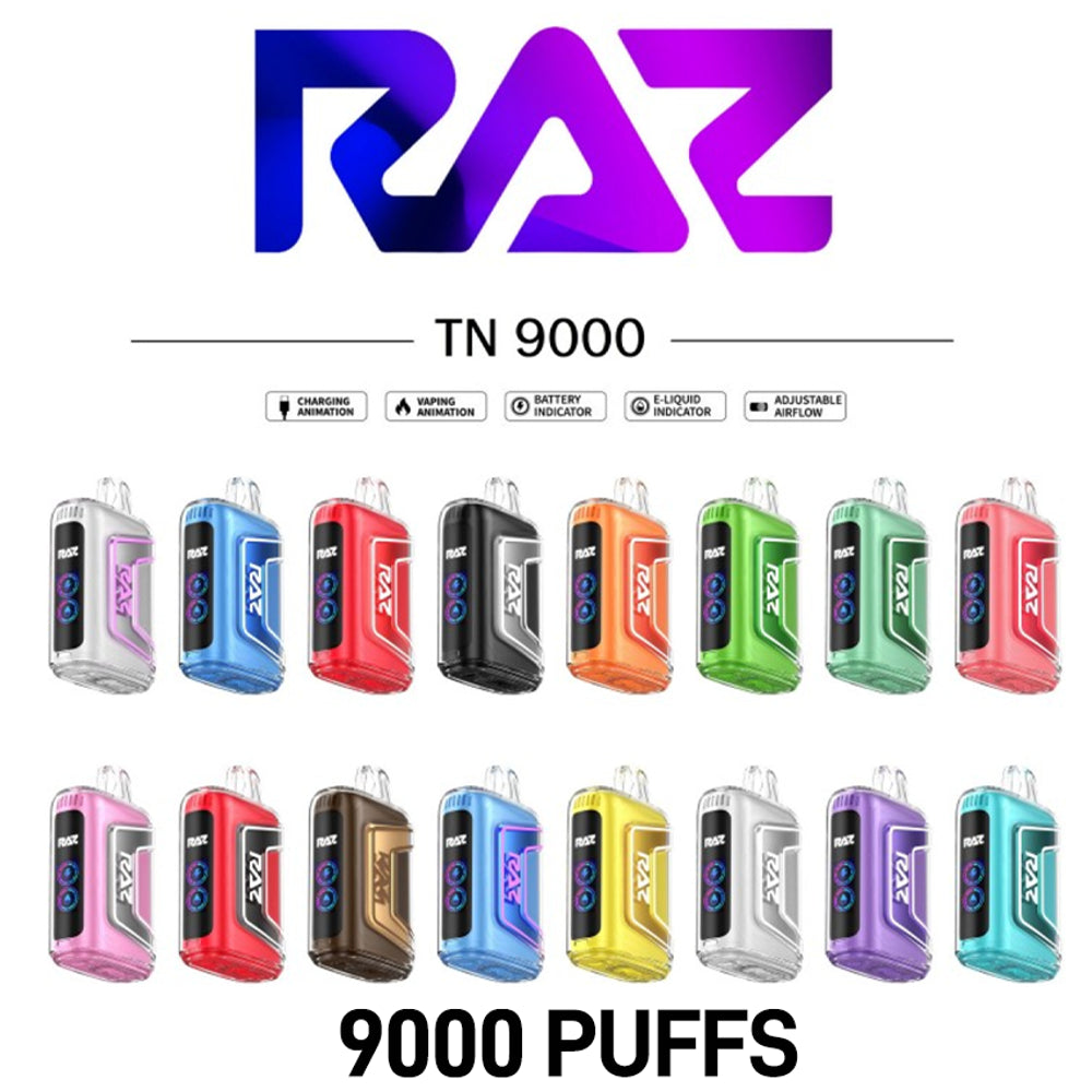 RAZ TN9000 9000 Puffs Disposable